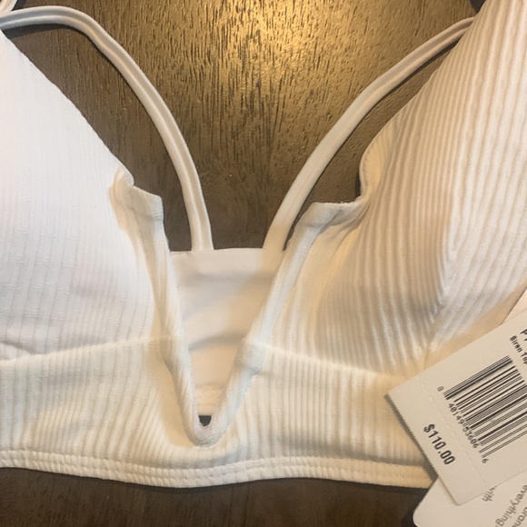 NWT L*Space Women's Siren Bikini Top White - Picture 8 of 16